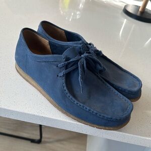 Clark wallabees French blue